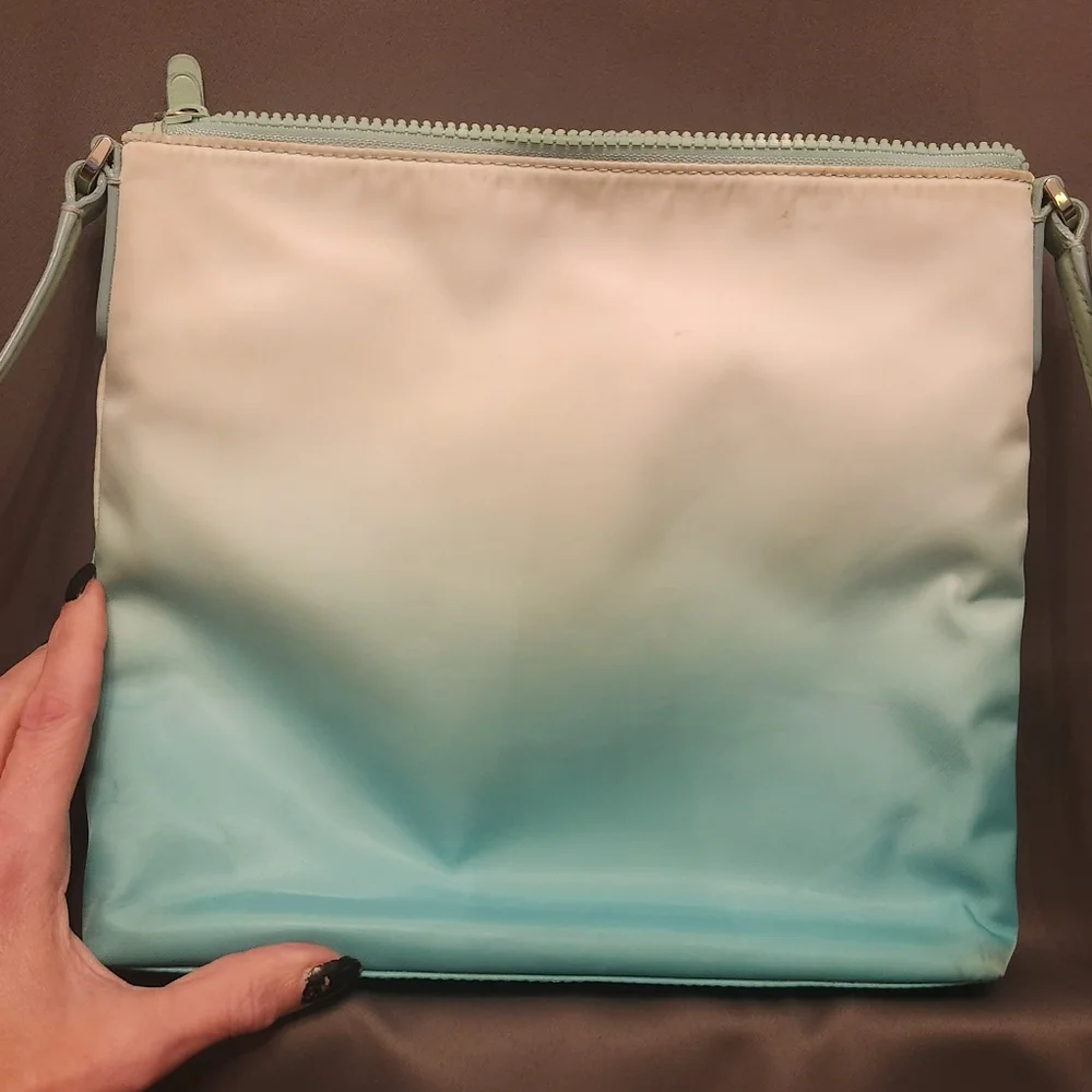 Kate Spade Jae Degrade Flat Crossbody Fiji Green